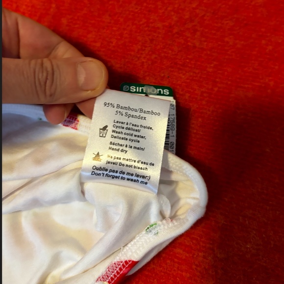 Pop Underwear apples bamboo bandeau bralette NWT - Picture 8 of 9